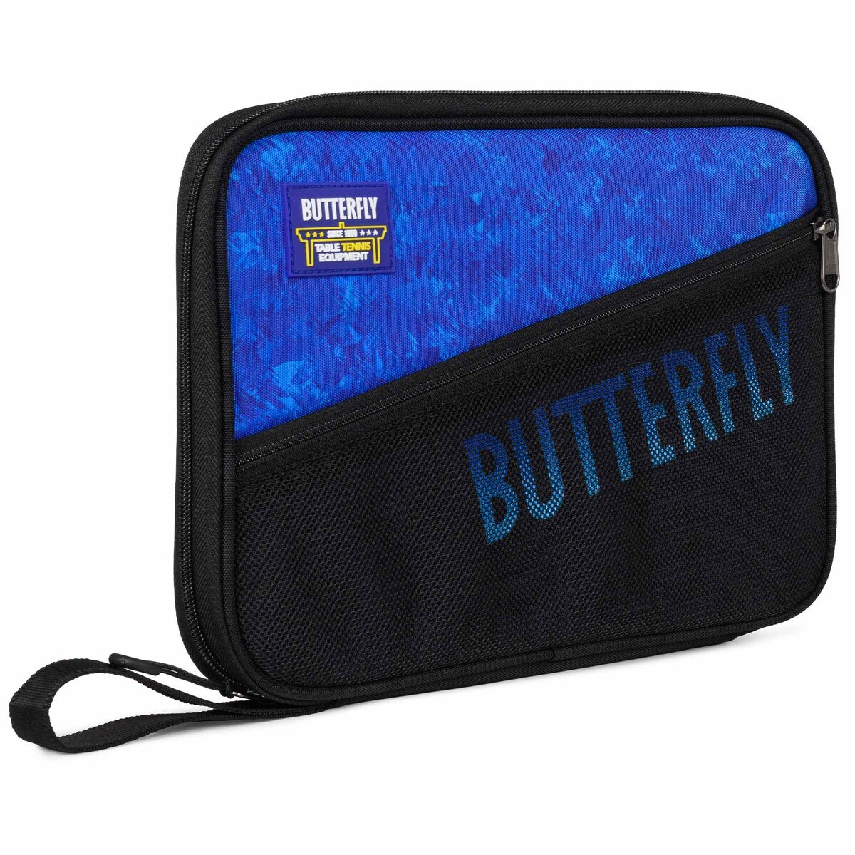 Butterfly Table Tennis Tokai Tour Case - Blue - Angled